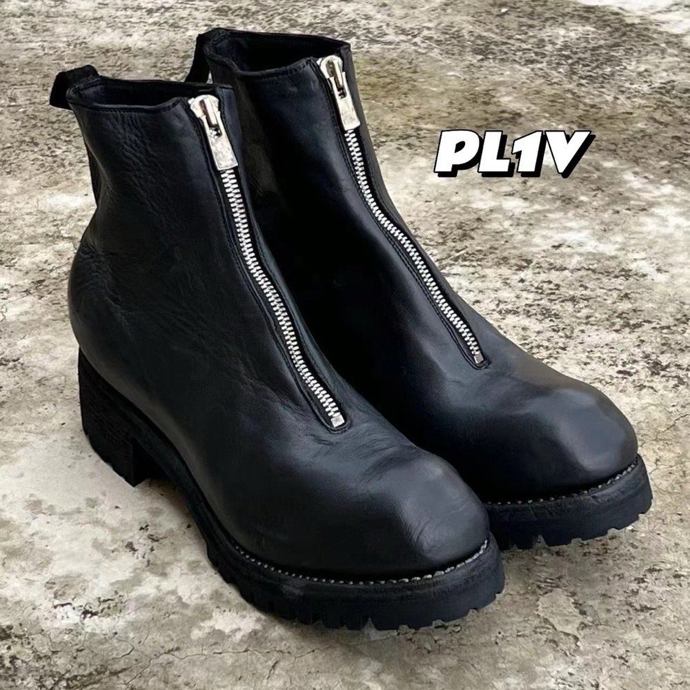 Guidi PL1V Black Boots
